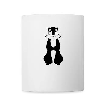 Marmotte comique - Mug blanc - blanc - Devant