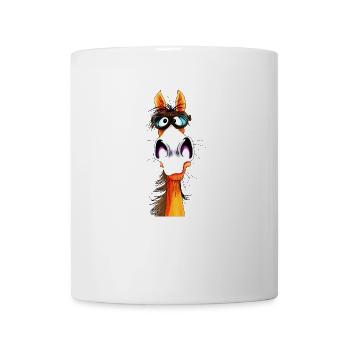 Pferd Plotz - Tasse - Weiß - Vorne