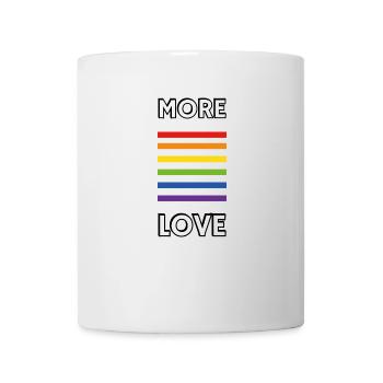 More love pride rainbow - Mug - white - Front