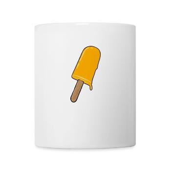 Eis - Tasse - Weiß - Vorne
