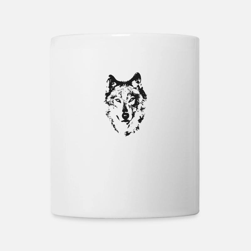 Wolf - Tasse - Weiß