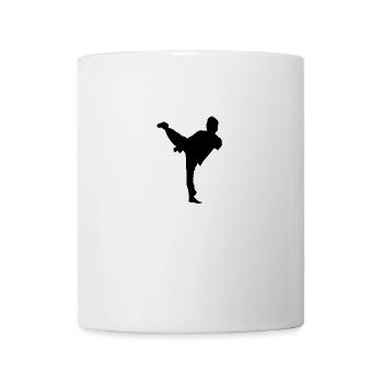 Bruce Lee Shadow Sidekick - Tasse - Weiß - Vorne