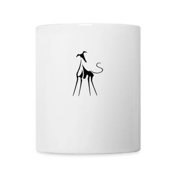 Windhund - Tasse - Weiß - Vorne