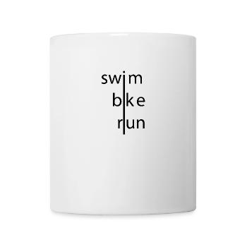 Triathlon - Tasse - Weiß - Vorne