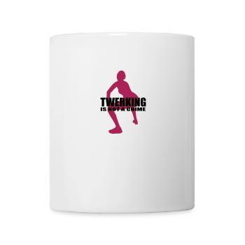 twerk n'est pas un dicton drôle crime - Mug blanc - blanc - Devant