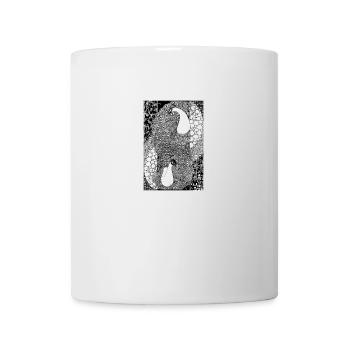Paons - Art Nouveau - Mug blanc - blanc - Devant