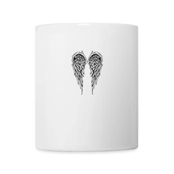 Engelsflügel-Angelwings - Große Version - Tasse - Weiß - Vorne