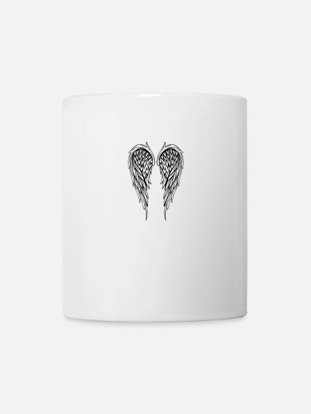 Angel Wing Angel Wings - Large Version - Mug - white