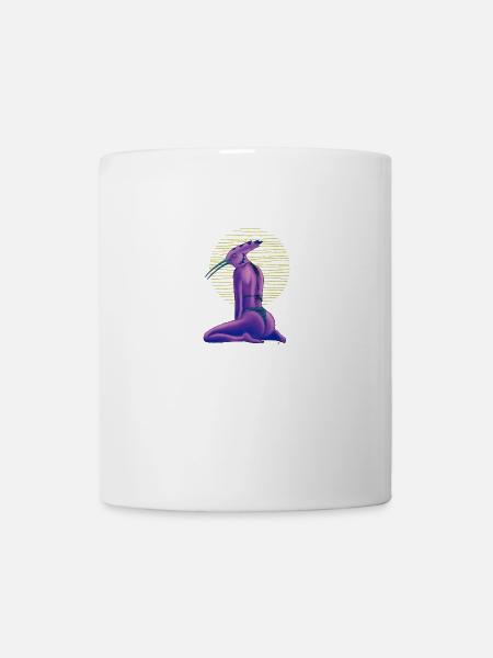 Wiedehopf im Bikini - Tasse - Weiß
