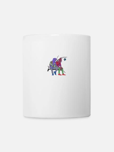 Parrots sitting - Mug - white