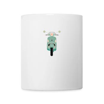 Scooter vert - Mug blanc - blanc - Devant