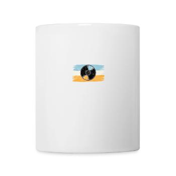 Vintage disc design / cool gift idea - Mug - white - Front