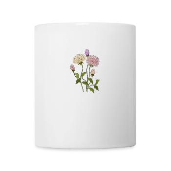 Fleurs - Mug blanc - blanc - Devant