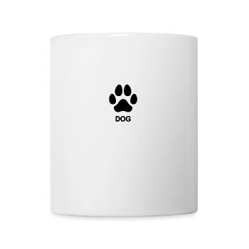 patte de chien - Mug blanc - blanc - Devant