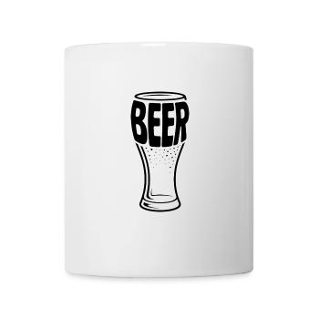 Beer - Funny Beer Logo Tshirt - Mug - white - Front
