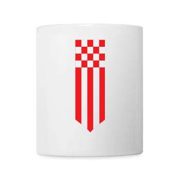 Streamer courte de Brabant - Mug blanc - blanc - Devant