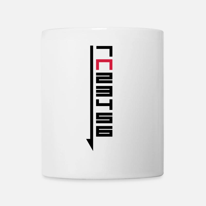 Motorrad Schaltung - 1N23456 - Tasse - Weiß