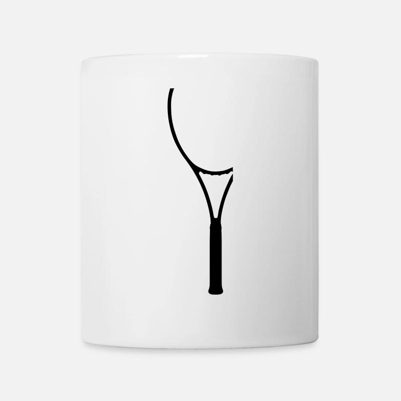 tennis racket - Mug - white