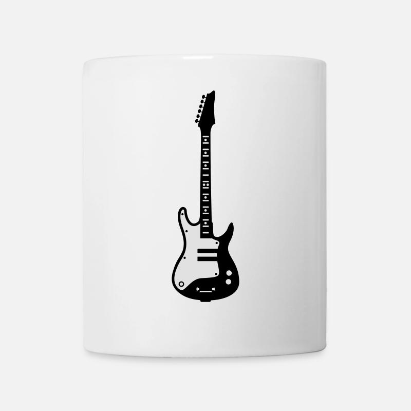 Gitarre - Tasse - Weiß
