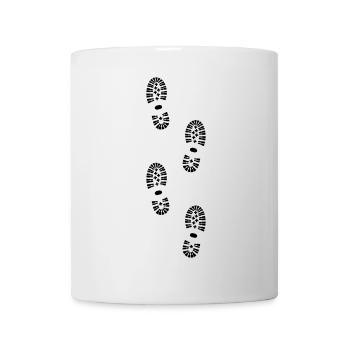 Footprints, hiking (super cheap) - Mug blanc - blanc - Devant