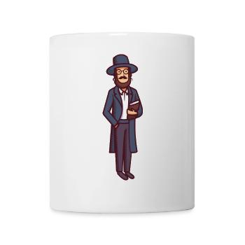 Vintage Jude Illustration - Tasse - Weiß - Vorne