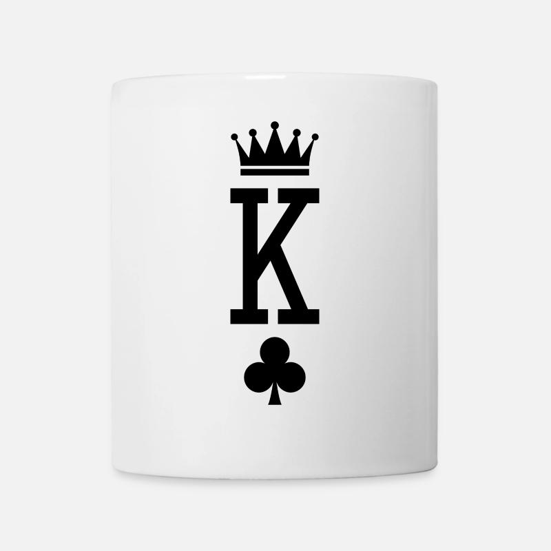 Roi des cartes - Mug blanc - blanc