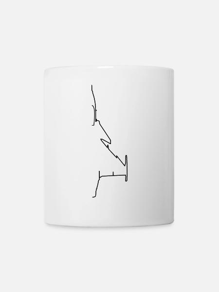 Flugzeug - Tasse - Weiß
