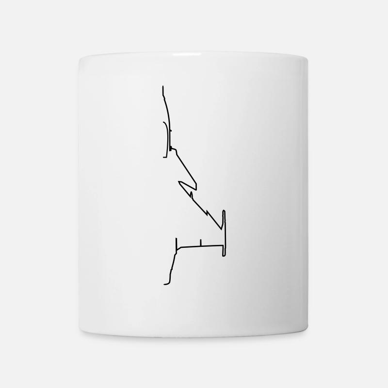 Avion - Mug blanc - blanc