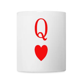 Queen of Hearts - Tasse - Weiß - Vorne