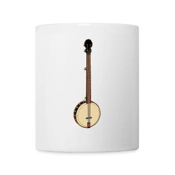 Banjo Bluegrass - Mug blanc - blanc - Devant