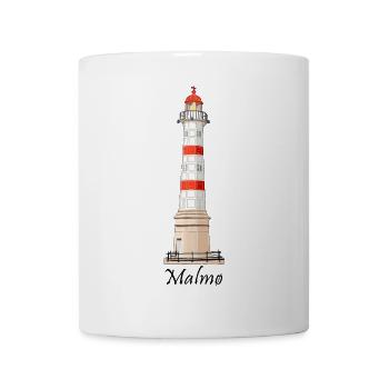 Malmö Old Lighthouse, Malmö Inre, Sweden - Mug - white - Front