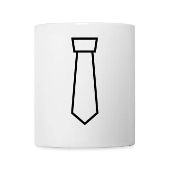 Tie - Mug - white - Front
