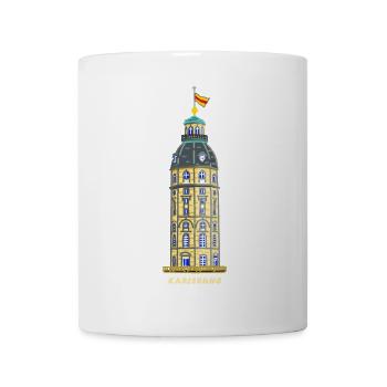 Karlsruhe, historic castle tower - Mug - white - Front
