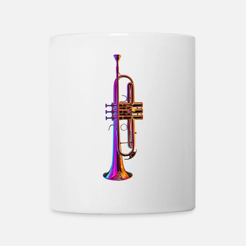 Trompete - Tasse - Weiß