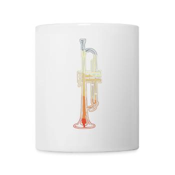 Vintage Trumpet - Mug - white - Front