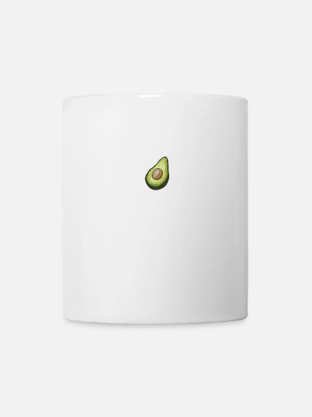 Avocat hipster fruit petit cadeau - Mug blanc - blanc
