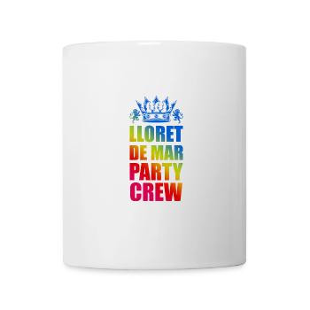 Lloret De Mar Party Crew Saying - Mug blanc - blanc - Devant