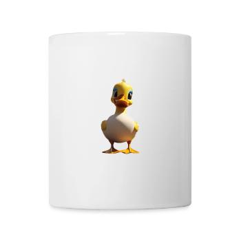 Quirky Cartoon Duck Character - Mug - white - Front