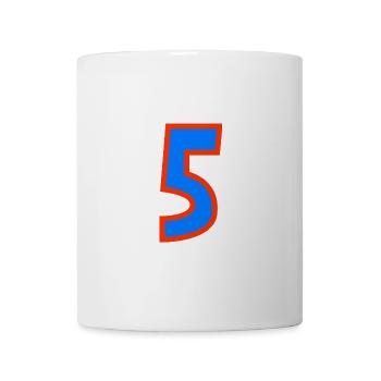 5. 5 YEARS. 5th ANNIVERSARY. 5 YEAR ANNIVERSARY - Mug - white - Front