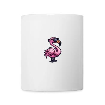Flamingo Cool Animal - Mug blanc - blanc - Devant