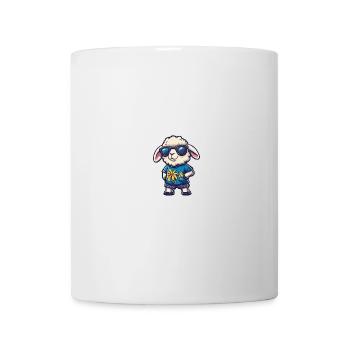 Schaf Comic Cool Sommer - Tasse - Weiß - Vorne