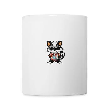 Stinktier Cool Sommer - Tasse - Weiß - Vorne