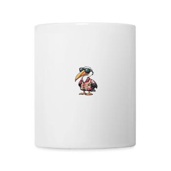 Pelikan Vogel Cool Sommer - Tasse - Weiß - Vorne
