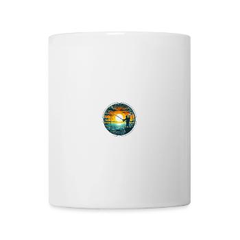 Sunset Angler - Fishing Gift Men - Mug - white - Front