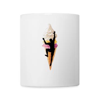 eisklettern eispickel klettern am eis - Tasse - Weiß - Vorne