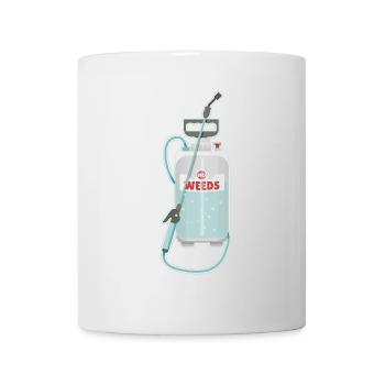 Gärtner Unkraut Sprühflasche - Tasse - Weiß - Vorne