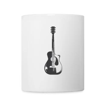 Western guitar icon icon guitarist music - Mug - white - Front