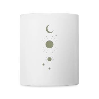 "Kosmische Ausrichtung" - Tasse - Weiß - Vorne