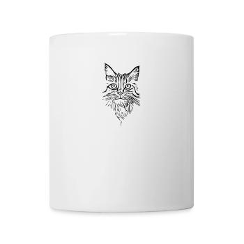 Cat - vector - Mug - white - Front