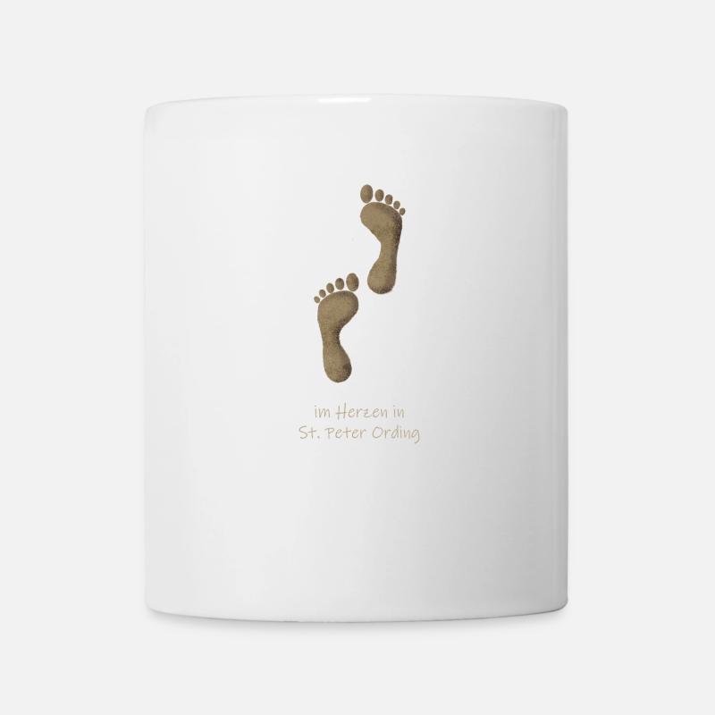 St Peter Ording - Tasse - Weiß